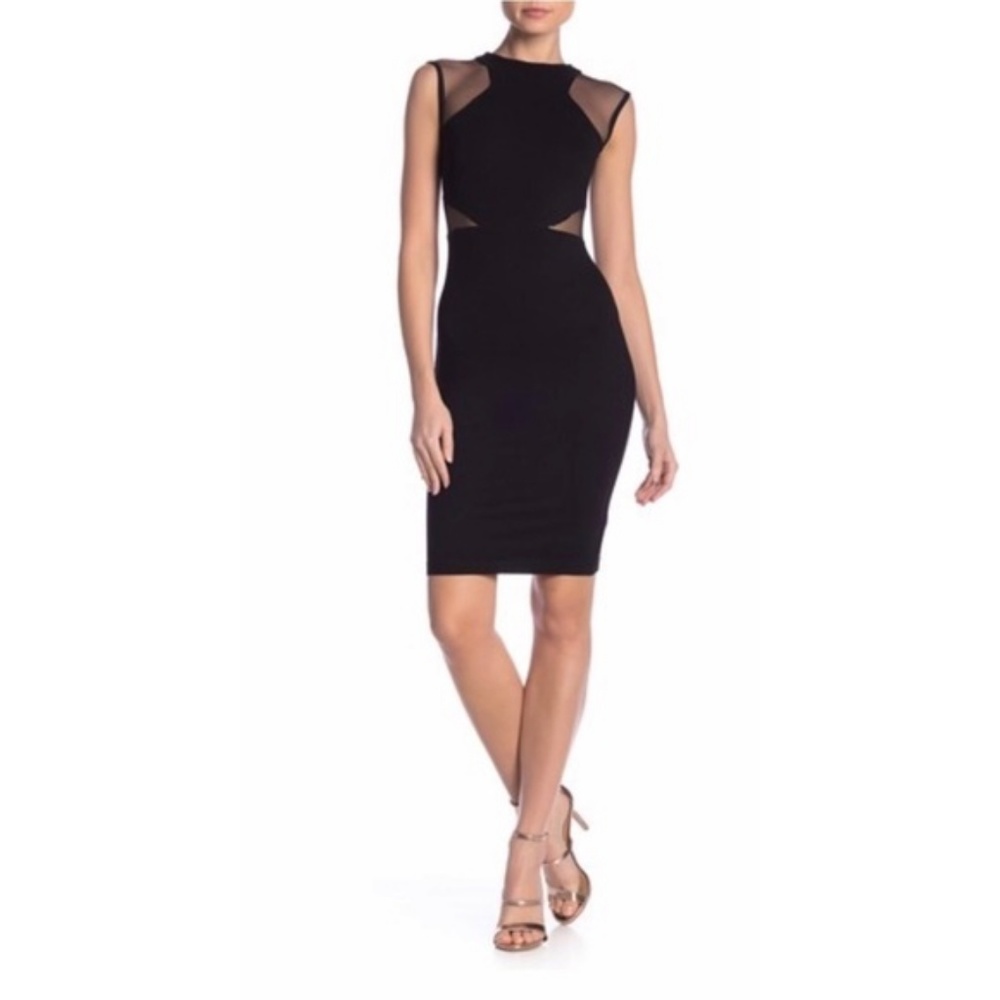 French Connection Viven Mesh Panel Dress 12